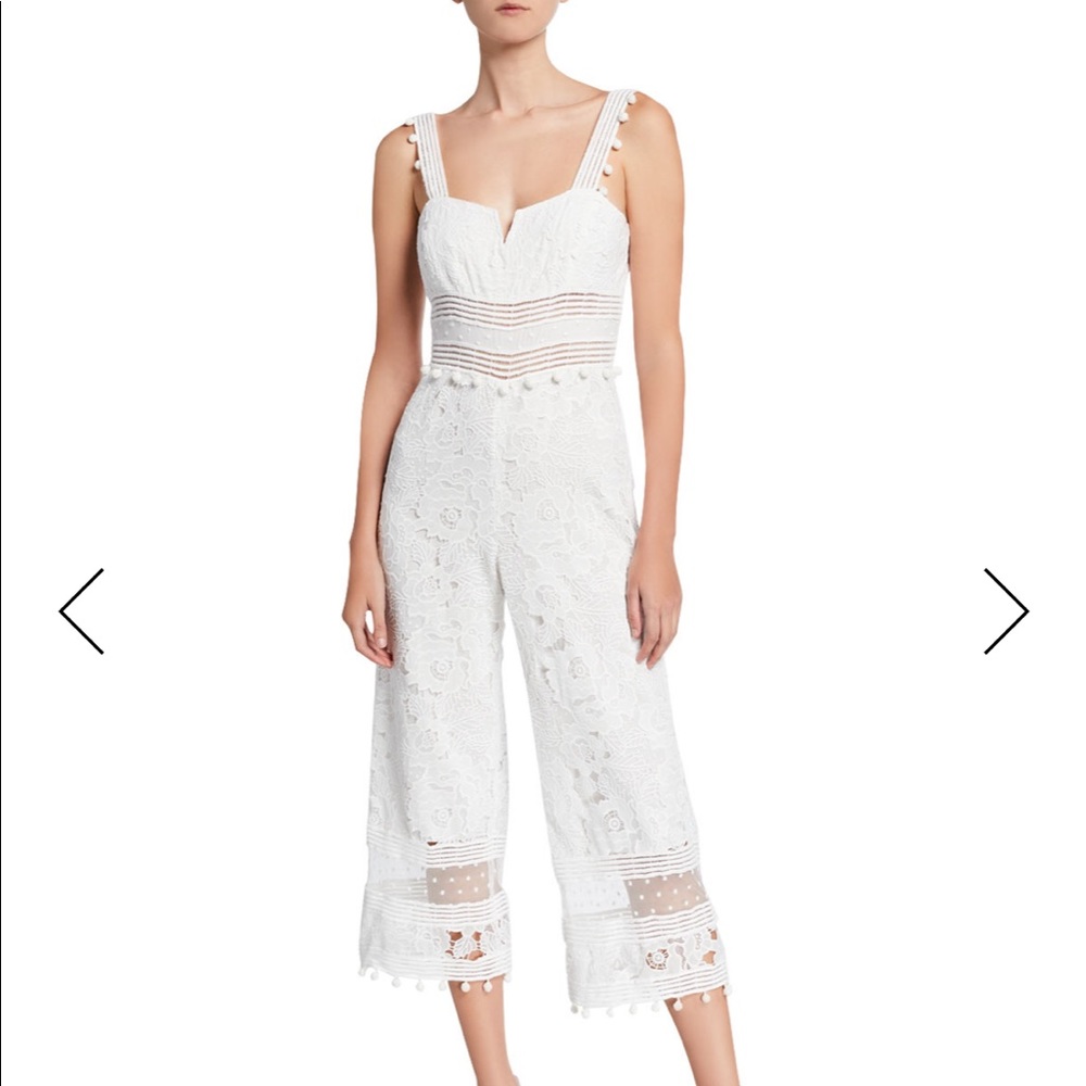 Saylor Gabri White Jumpsuit Size 0